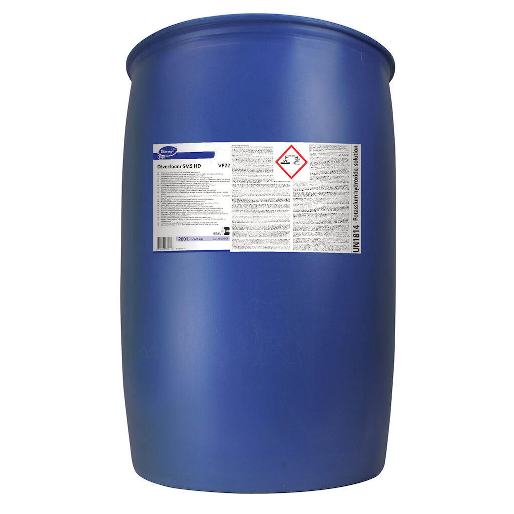 Diverfoam SMS HD VF22 200L - Schuimreinigingsmiddel voor zware vervuilingen, veilig op zachte metalen, zonder silicaat